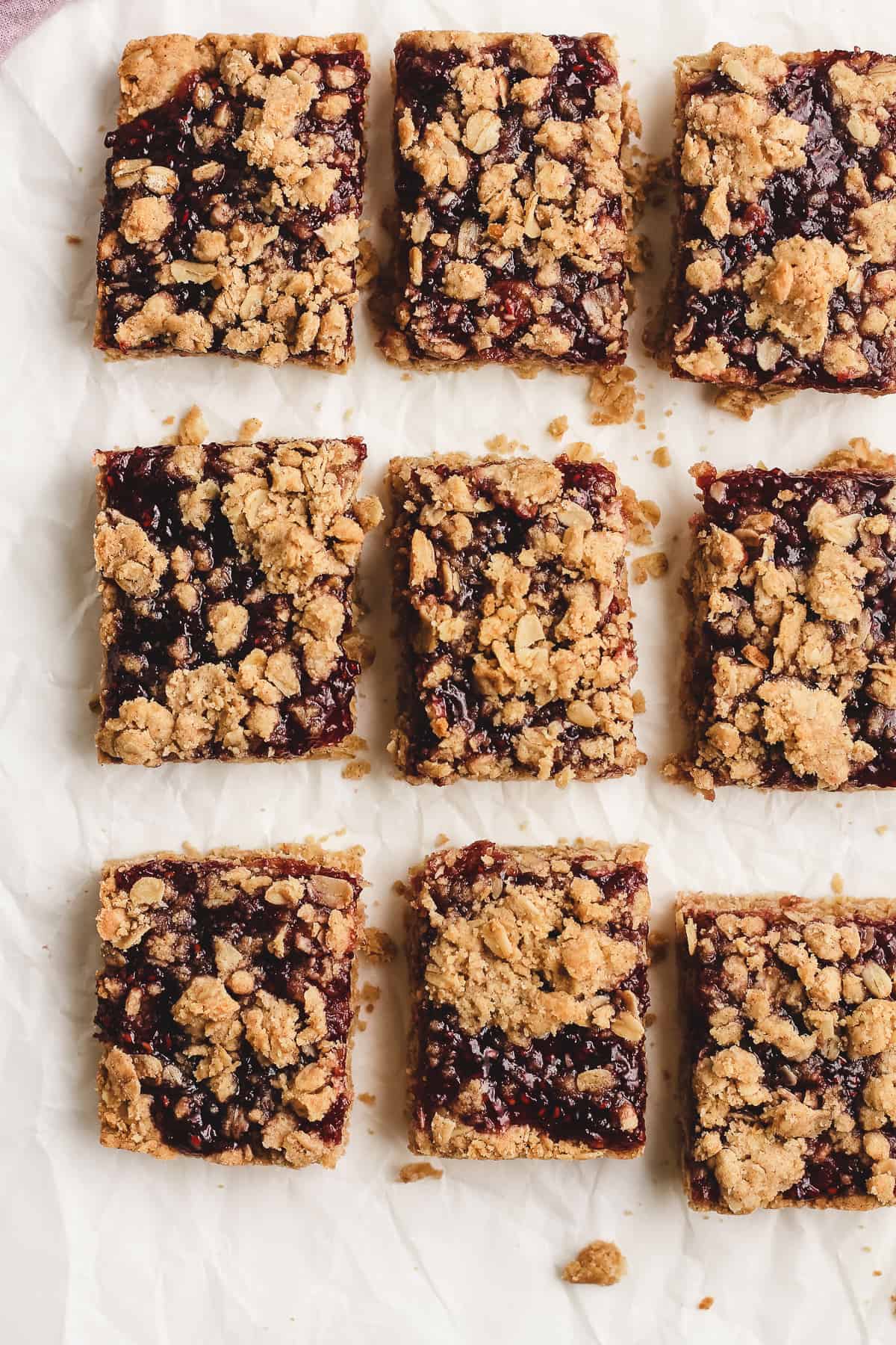 Oatmeal Raspberry Jam Bars SueBee Homemaker