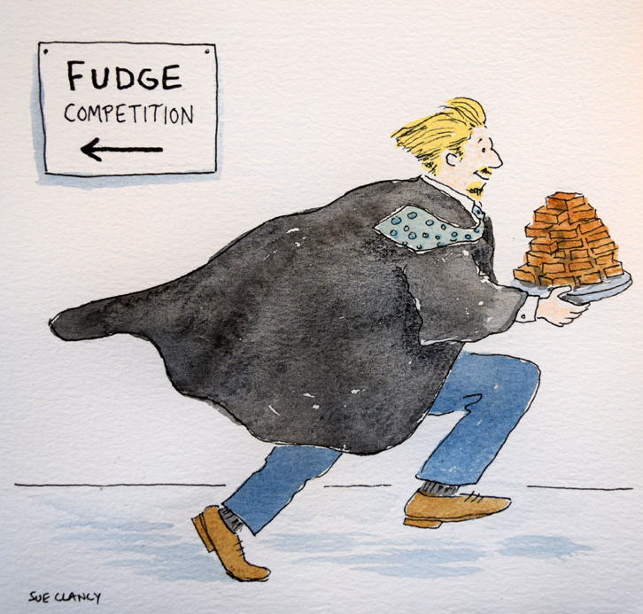 Friday Fudge Judge sue clancy
