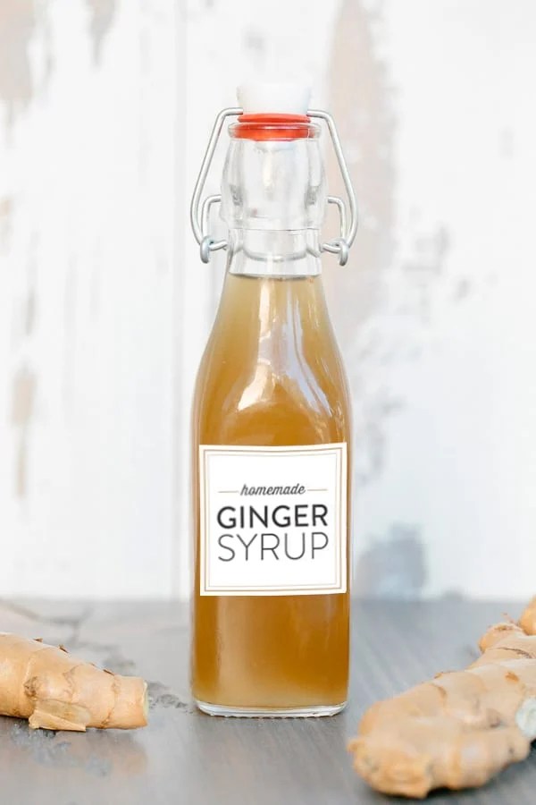 Homemade Ginger Syrup & Ginger Cocktail Recipes Sugar and Charm Sugar and Charm
