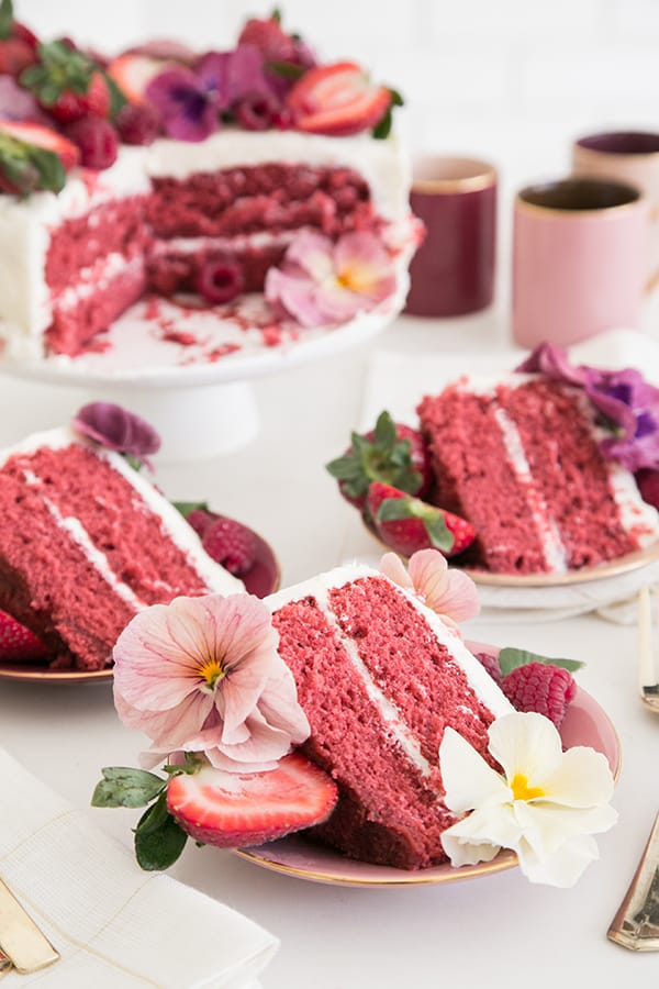 Pink Velvet Cake Recipe + Easy way to Decorate it! Sugar and Charm