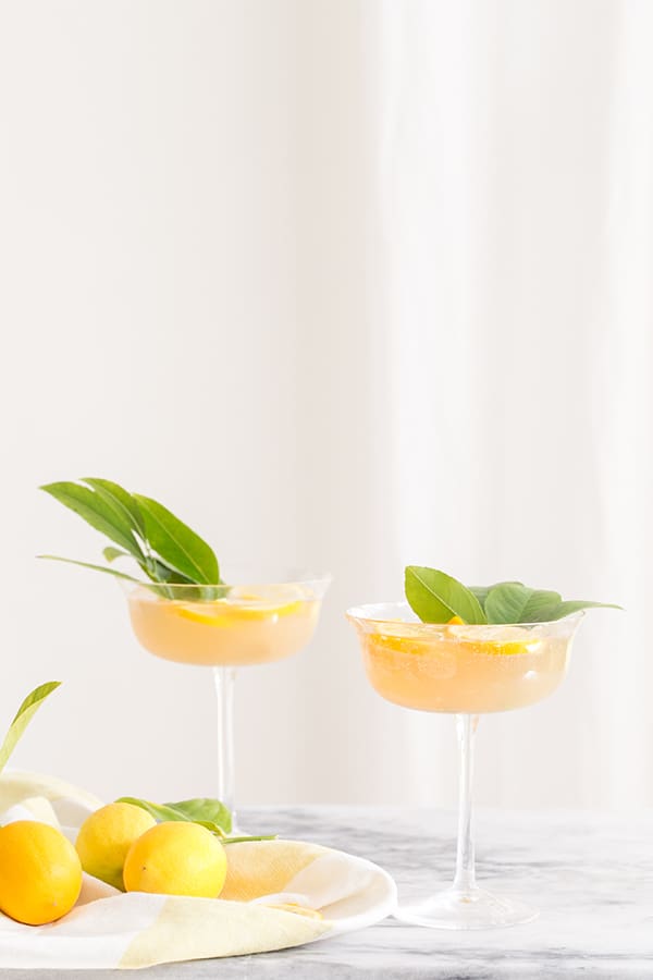 Ginger + Jasmine Rosé Cocktail Sugar and Charm sweet recipes