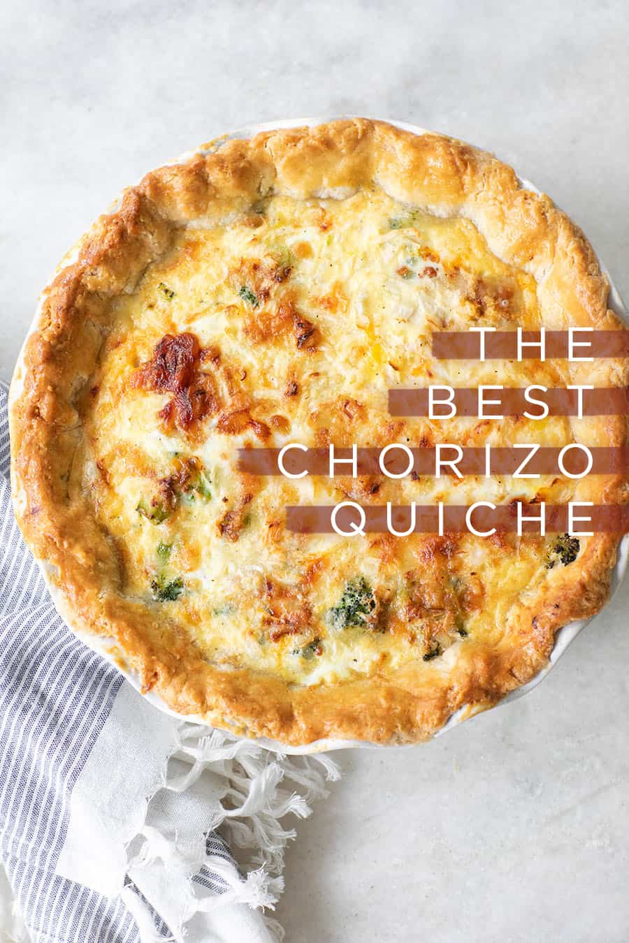 The Best Chorizo Quiche Recipe Sugar and Charm