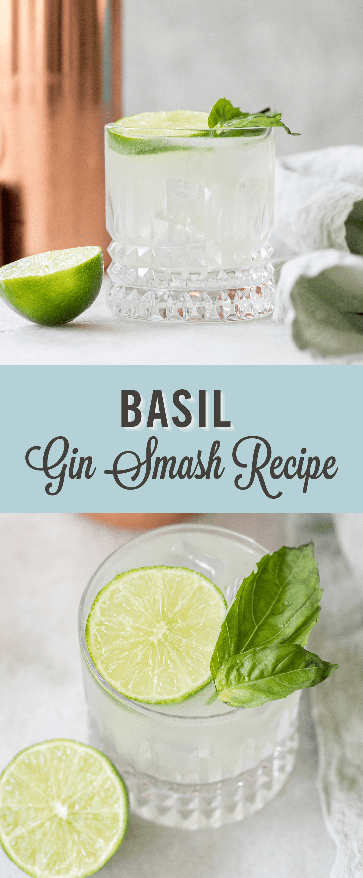 Gin Basil Smash Recipe Sugar and Charm