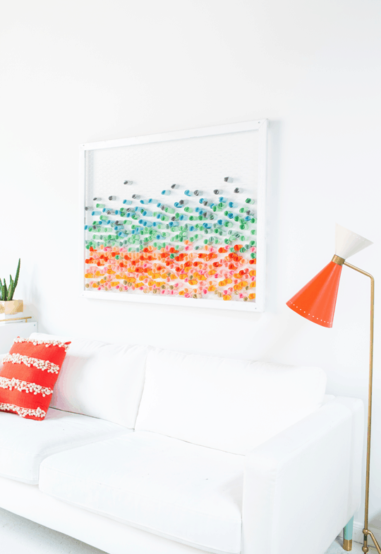 perswall tapeter Diy Paper Wall Art - Easy And Fun To Make! - Home Decor Sugar & Cloth