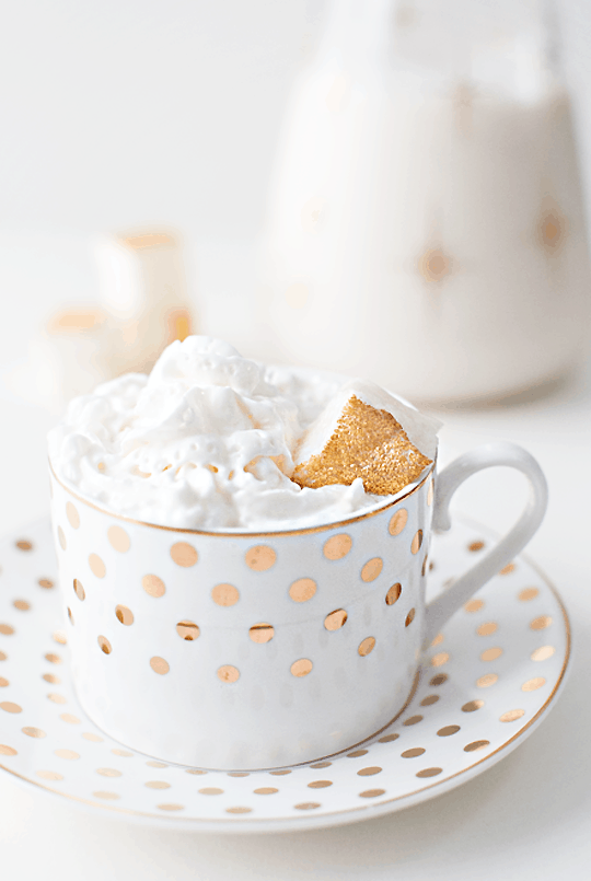Peppermint White Hot Chocolate Recipe Sugar & Cloth
