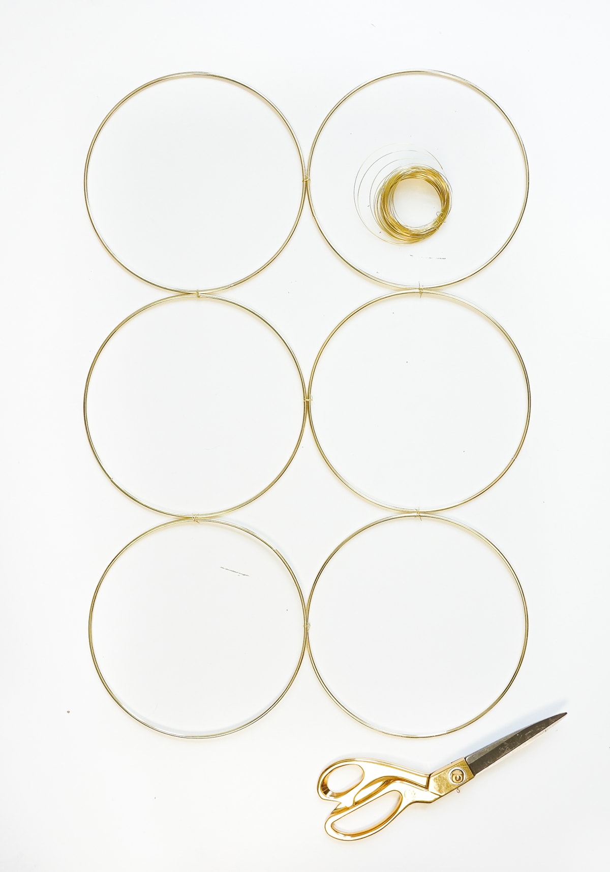 DIY Brass Ring Wall Decor — Sugar & Cloth Home Decor