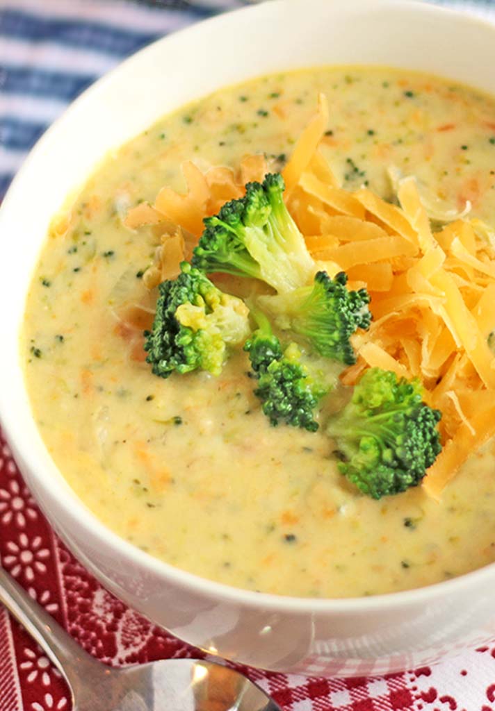 Homemade Panera Broccoli Cheese Soup Sugar Apron