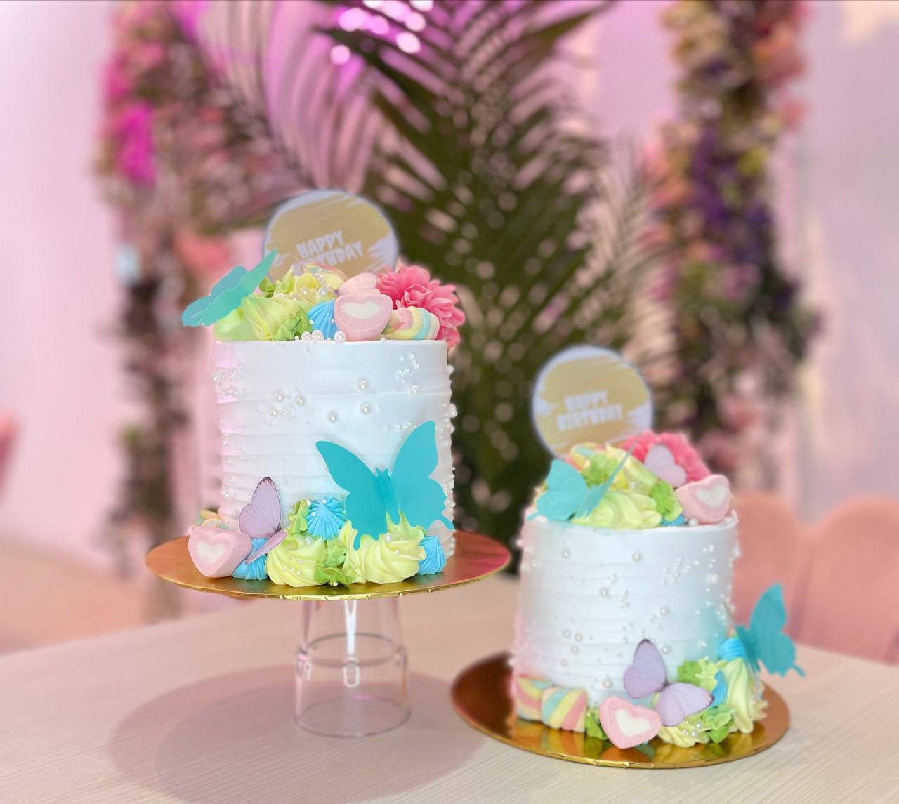 D White Butterfly Cake (Ready Made Kota Damansara) SugarCandy