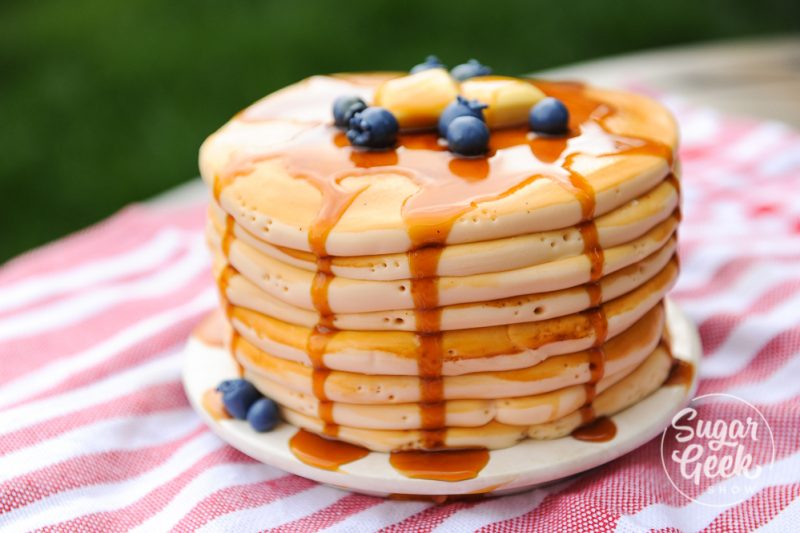 Pancake Cake + Pancake Flavored Cake Recipe Sugar Geek Show