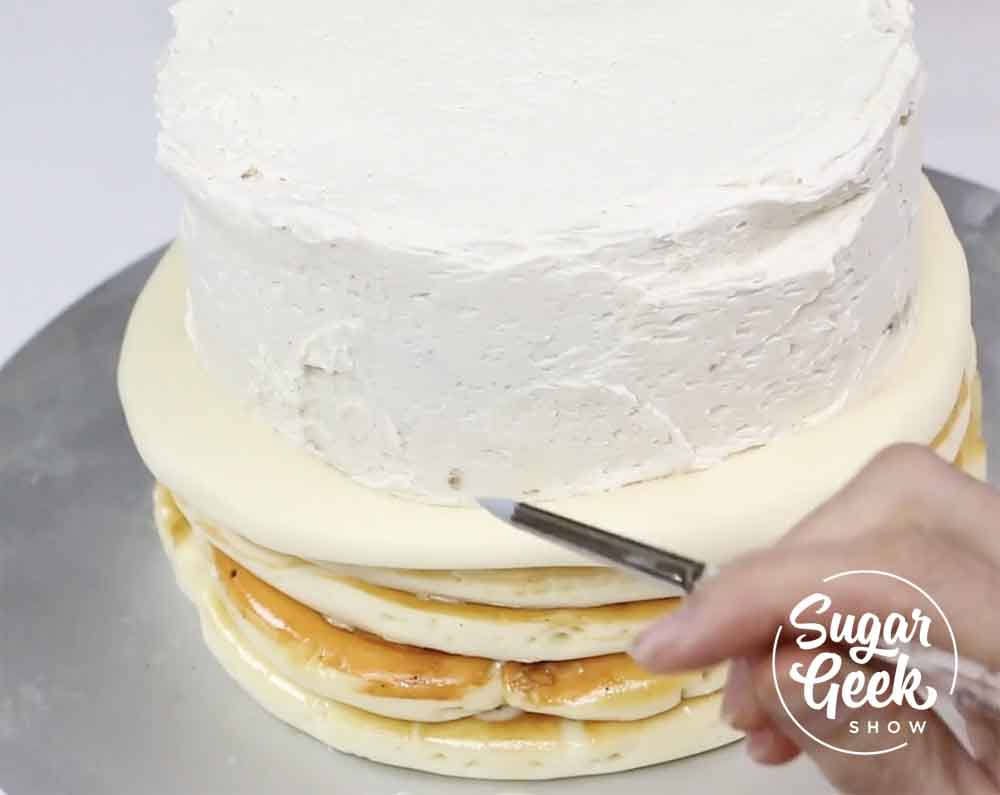 Pancake Cake + Pancake Flavored Cake Recipe Sugar Geek Show