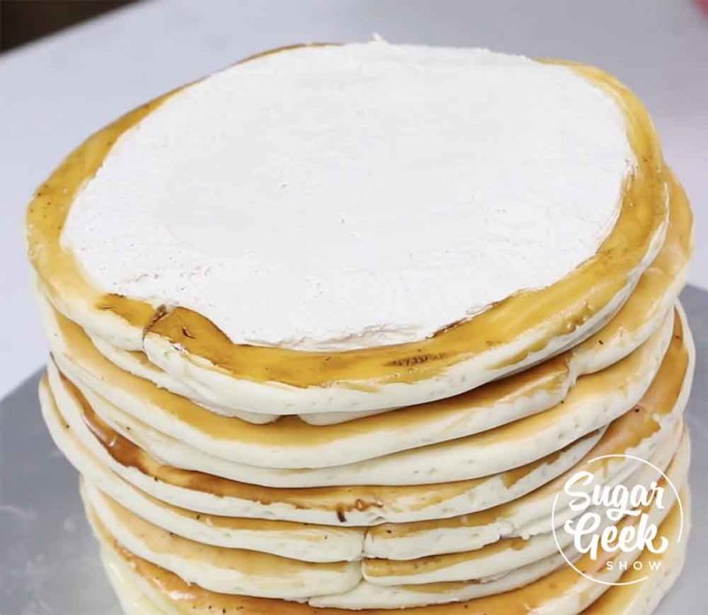 Pancake Cake + Pancake Flavored Cake Recipe Sugar Geek Show