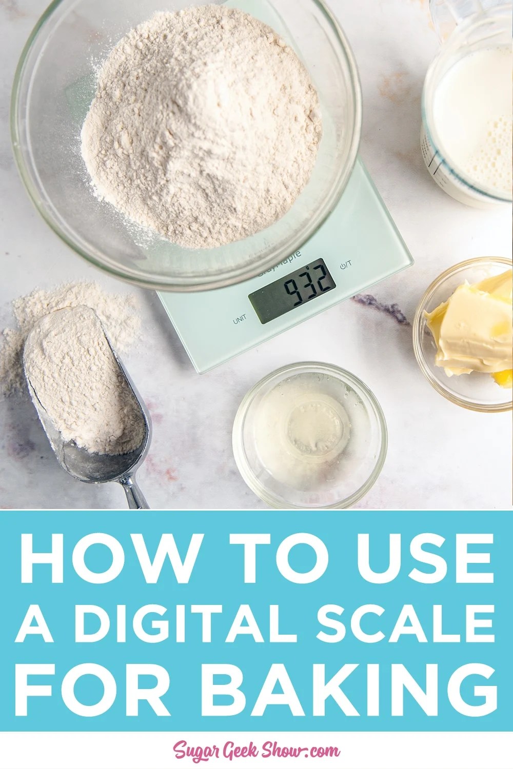 How To Use A Digital Kitchen Scale For Baking Sugar Geek Show