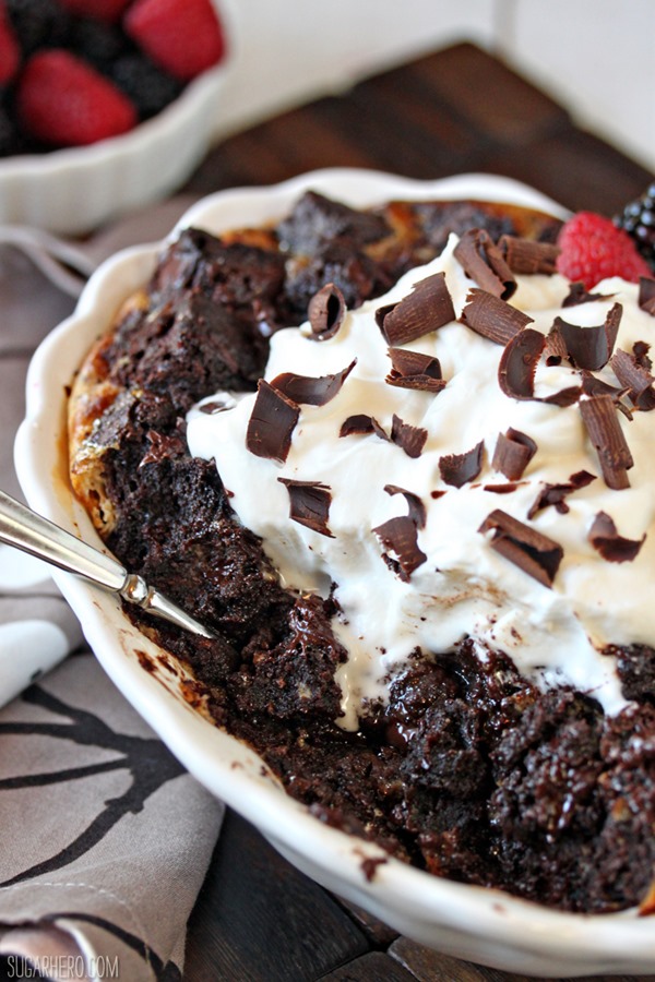 Brownie Bread Pudding SugarHero