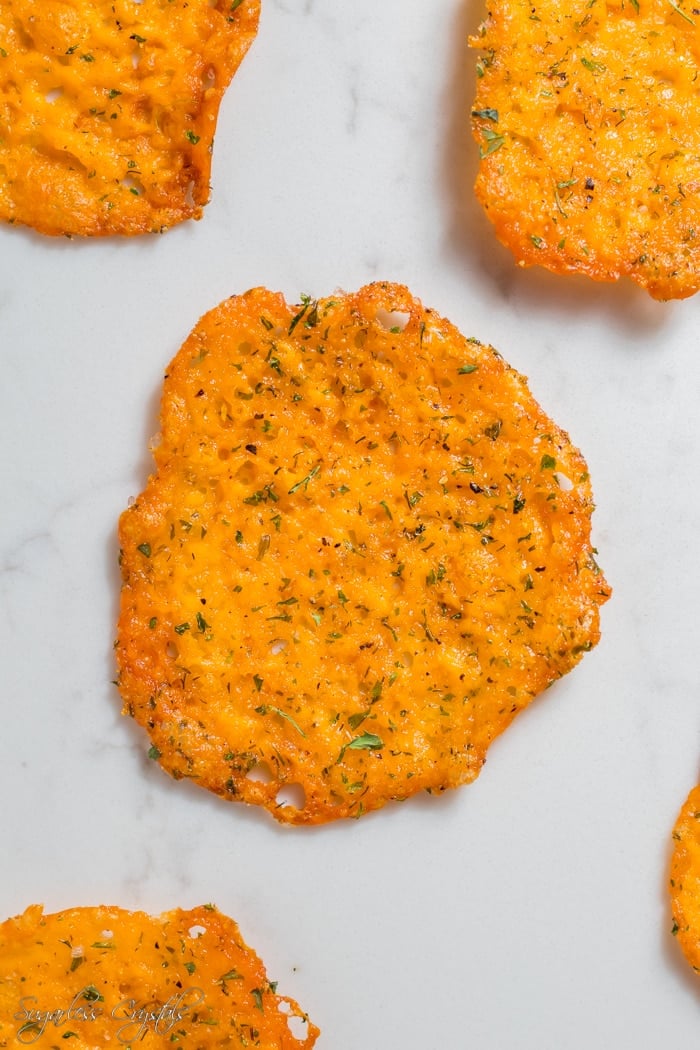 Seasoned Keto Cheese Chips