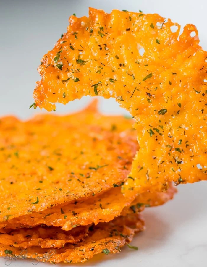 Seasoned Keto Cheese Chips