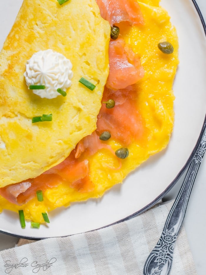 Smoked Salmon Omelette