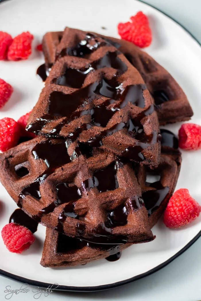 Chocolate Oreo Keto Waffles
