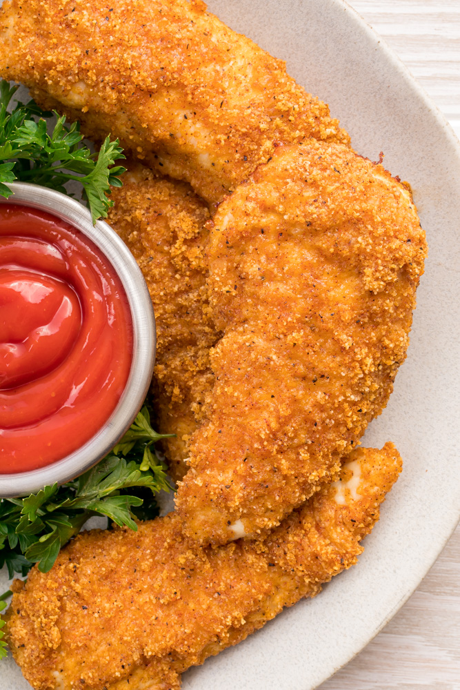 Keto Chicken Tenders (Air Fryer, Oven Baked, Pan Fried)