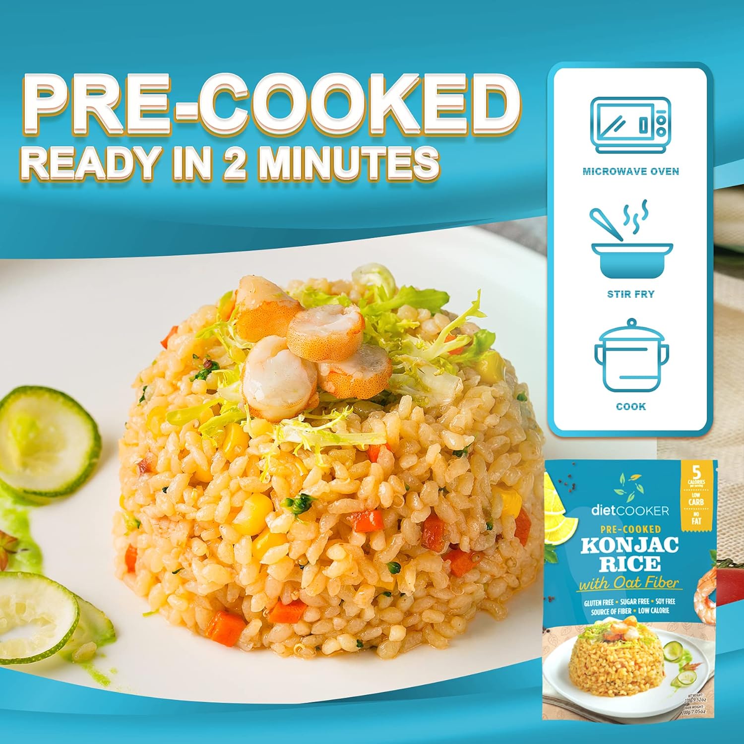 Diet Cooker Konjac Rice Sugarless Delite