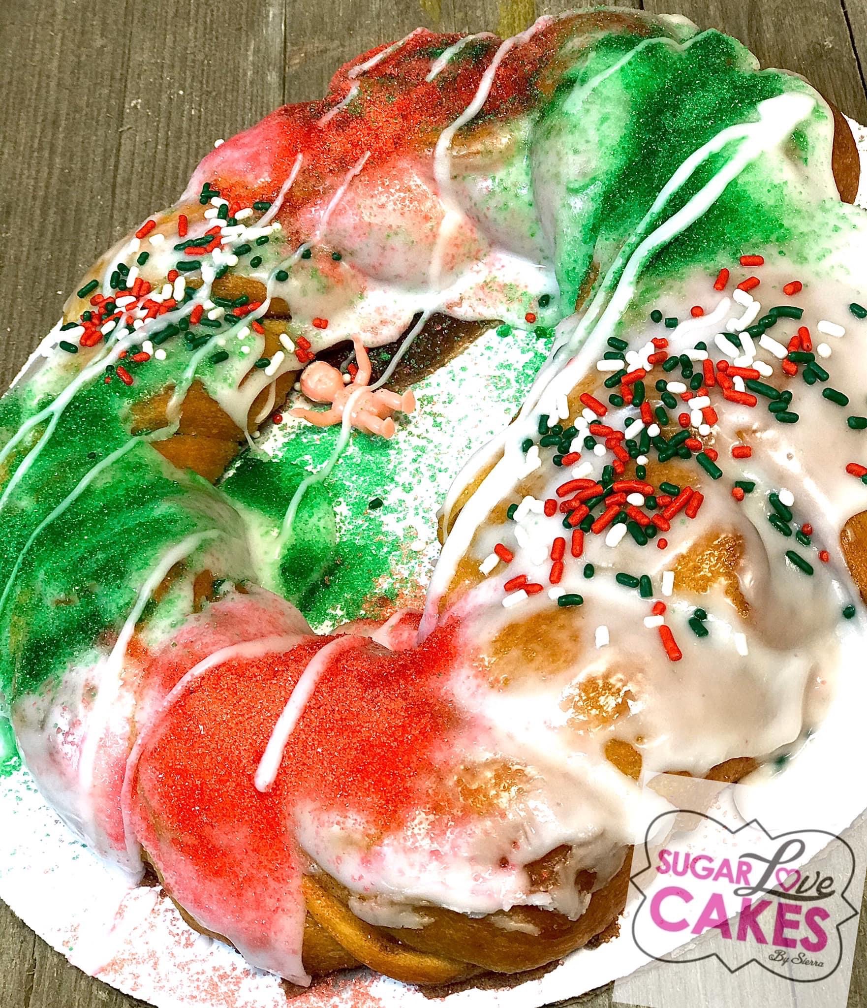 Christmas King Cake 2 Filling Sugar Love Bakery
