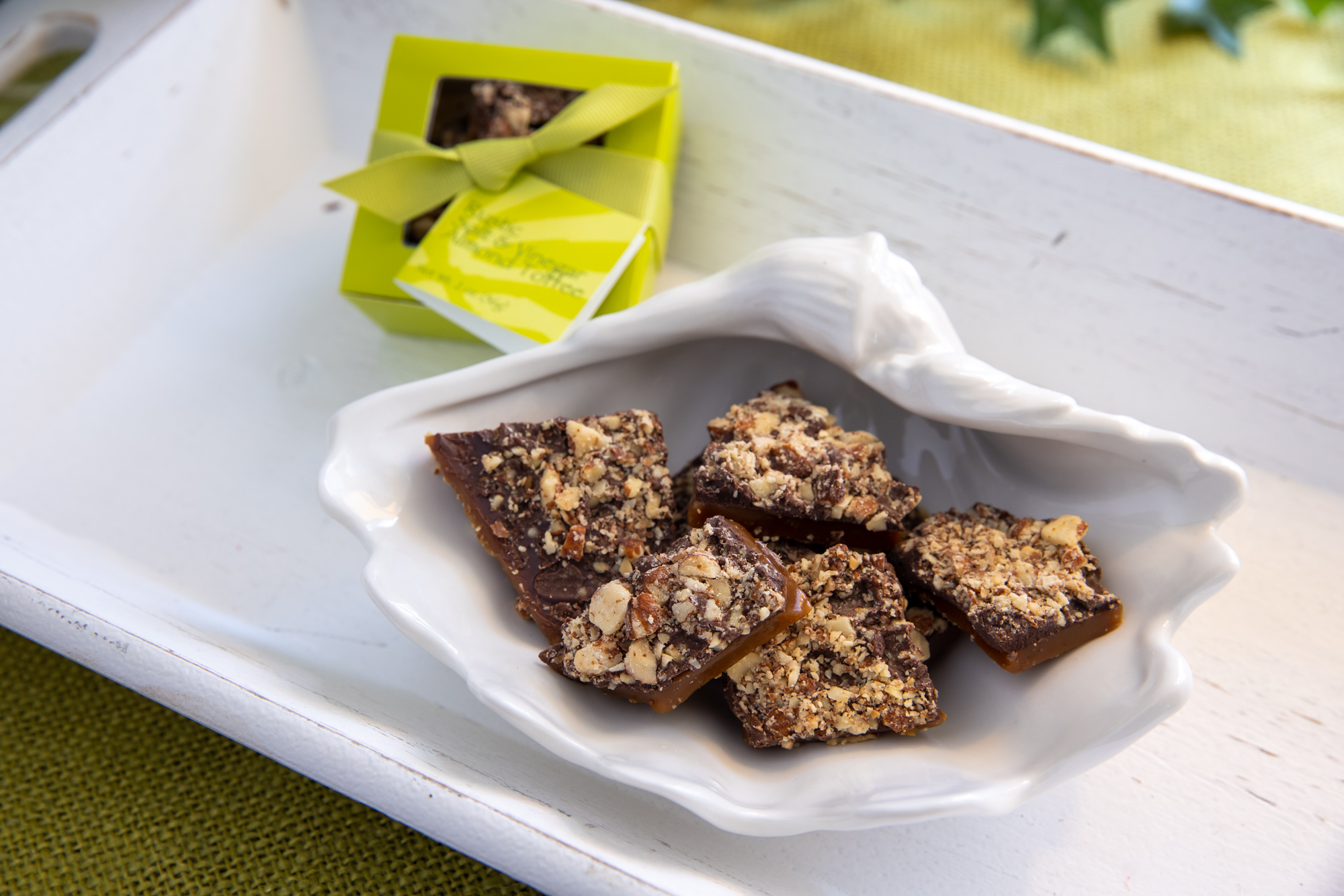 Rustic Salt and Vinegar Almond Toffee Sugar Marsh Cottage