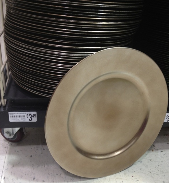 michaels charger plates