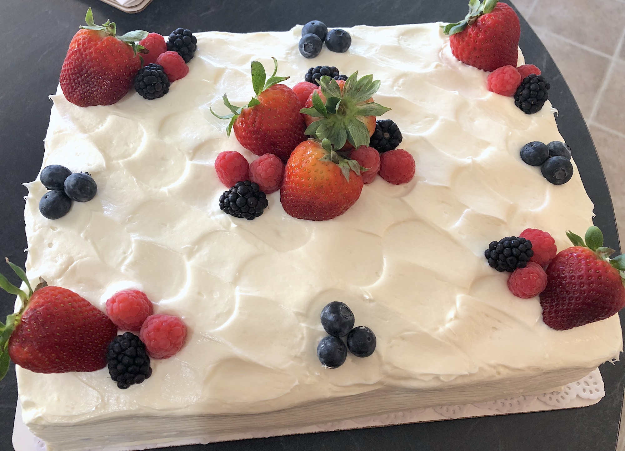 Cassata cake with strawberries SUGAR SHACK