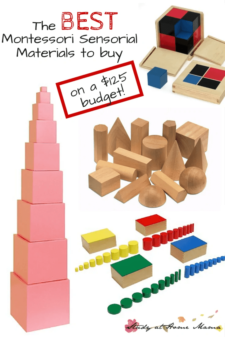 The BEST Montessori Sensorial Materials (when you can only spend 125