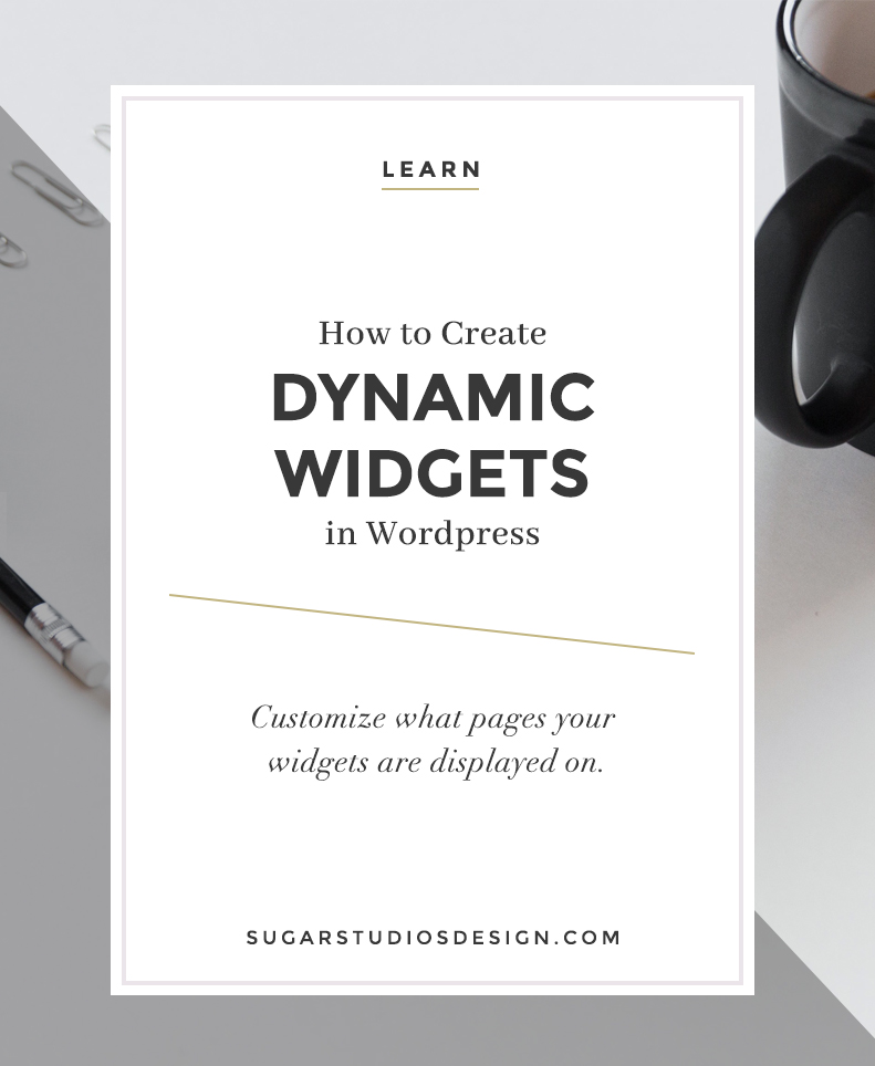 How to Create Dynamic Widgets in Wordpress Tutorial, Plugin, Sidebar