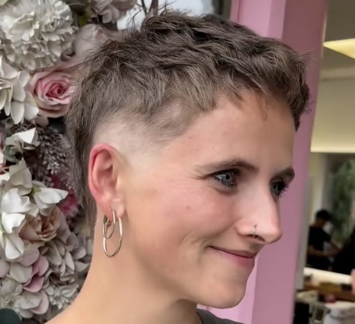 Young Woman With Long Hair Gets a Shocking Pixie Cut And You Won’t