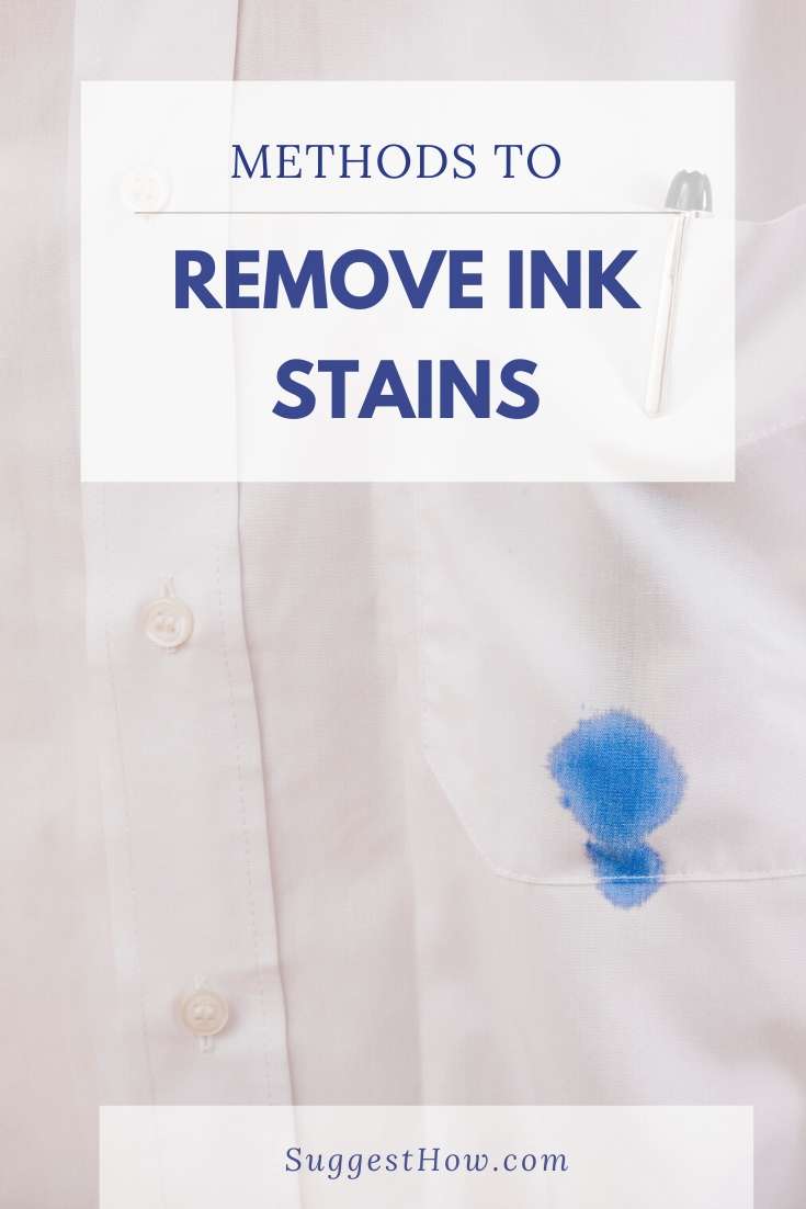 How to Remove Ink Stains 5 Effective Methods to Try