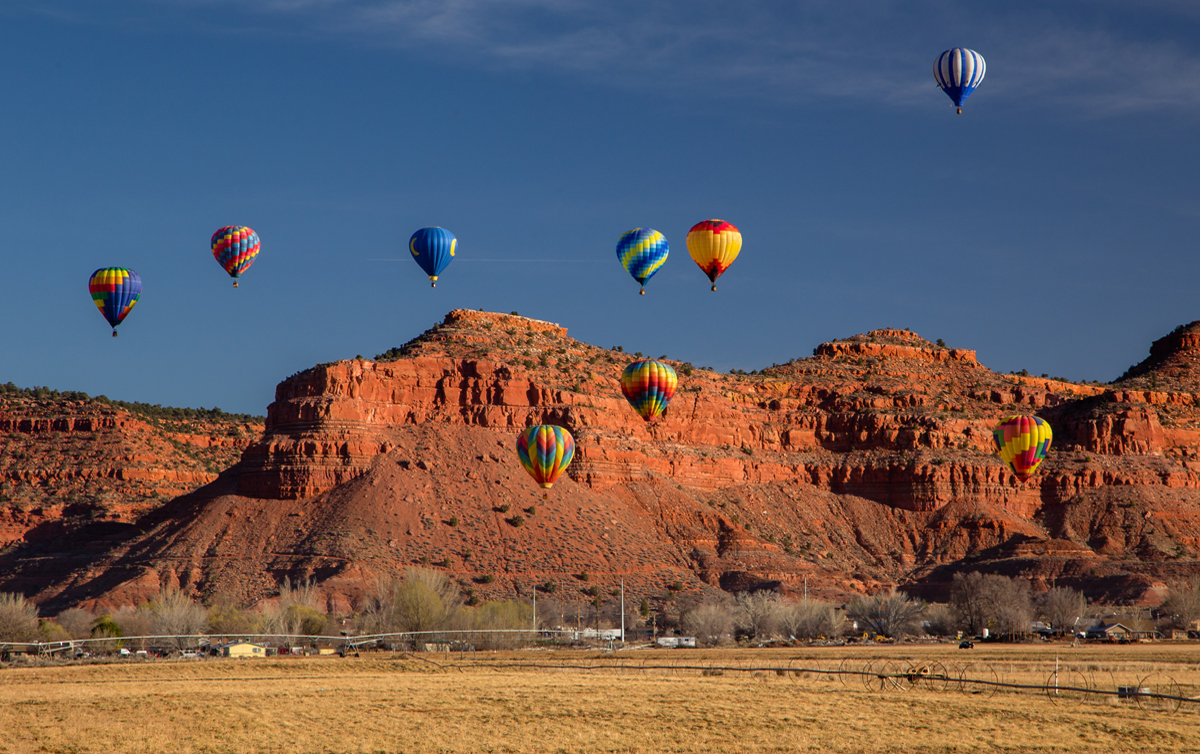 Kanab Hot Air Balloon Festival 2024 linea pamelina