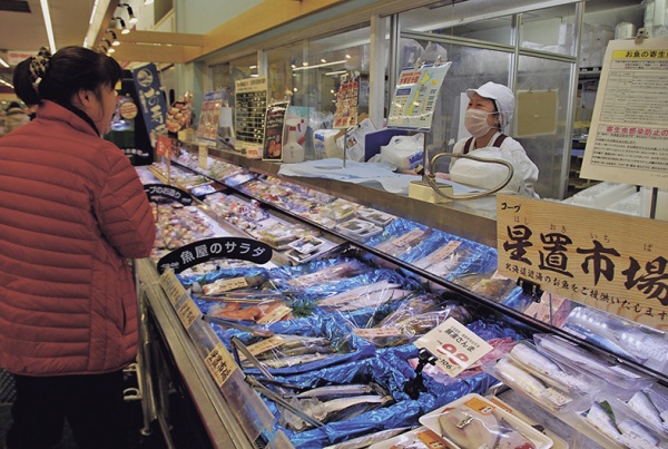 好評の対面売り場(星置店)