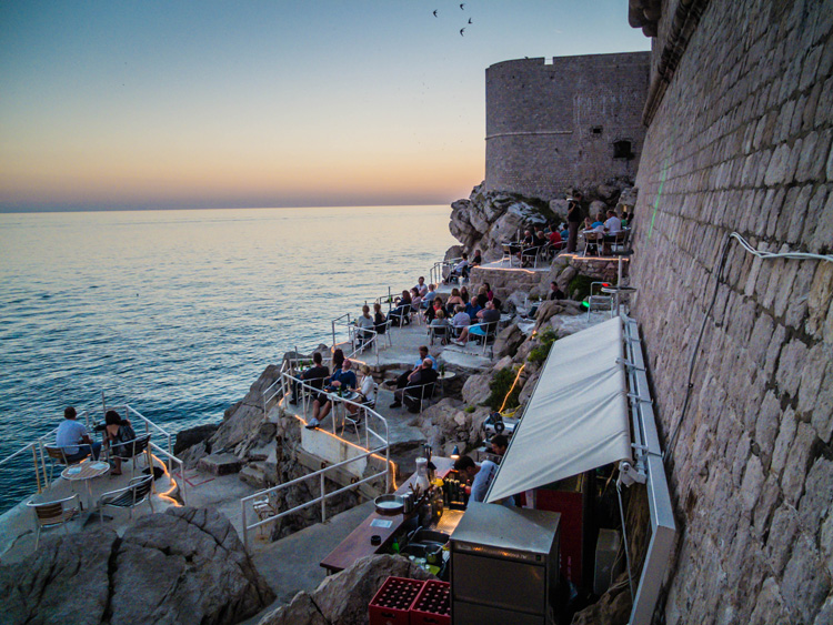 Cliff Bars like Buza Bar are a MustDo in Dubrovnik, Croatia