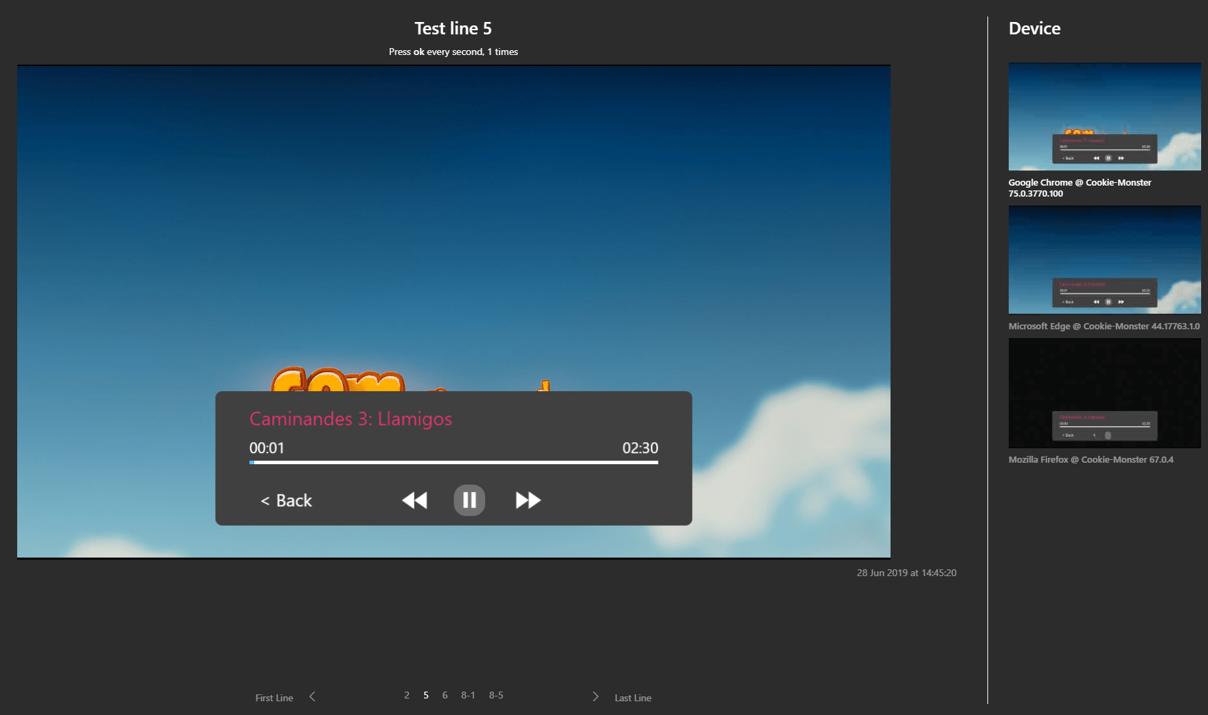 Line screenshots Suitest documentation