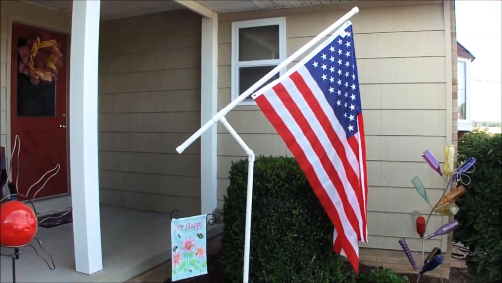 20 Homemade DIY Flagpole Plans and Ideas Suite 101