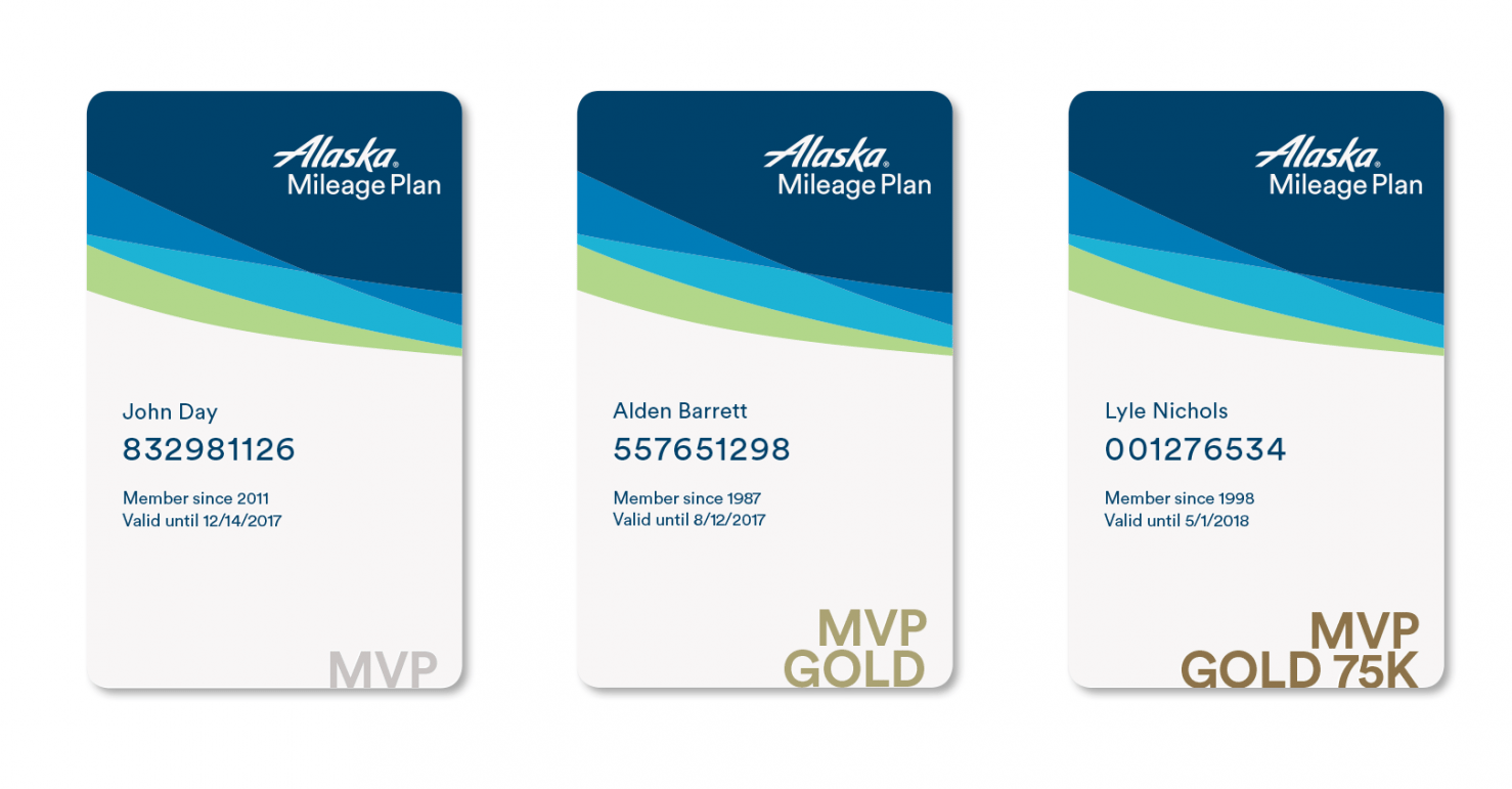 Alaska Mileage Plan One year extension of your membership status