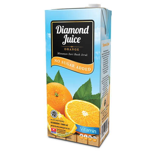 Diamond UHT Juice Orange 1 lt — Sukanda Djaya