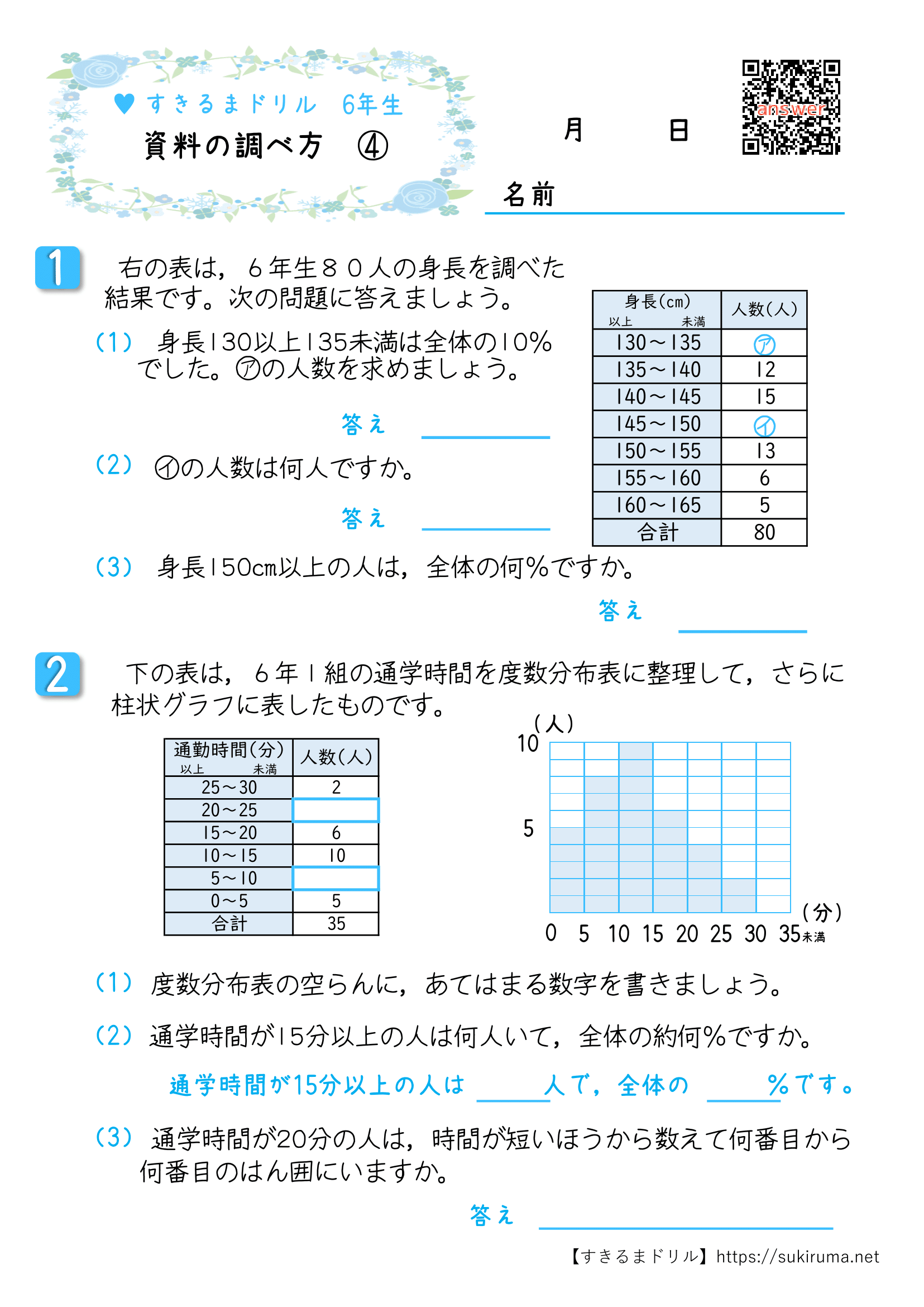 [無料ダウンロード！ √] 算数 6 年生 自学 285562 Nyosspixuugp