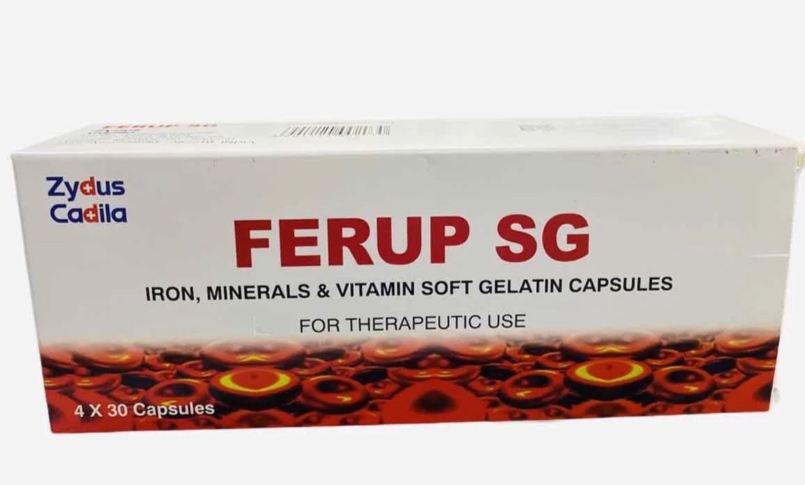 FERUP SG (Iron, Minerals & Vitamin soft Gelatin Capsules) Sukitha Pharmacy & Clinic (Pvt) Ltd