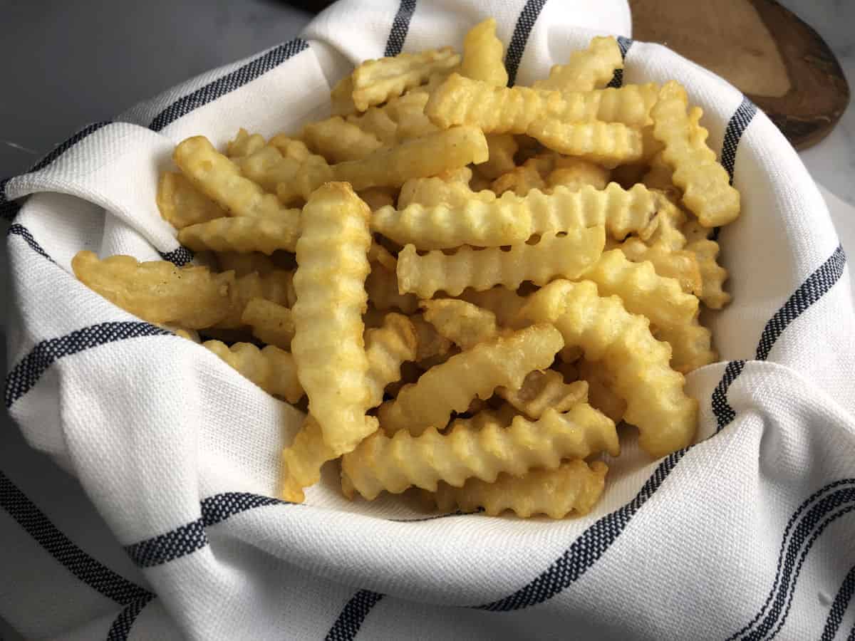 Instant Pot Air Fryer Lid Frozen French Fries