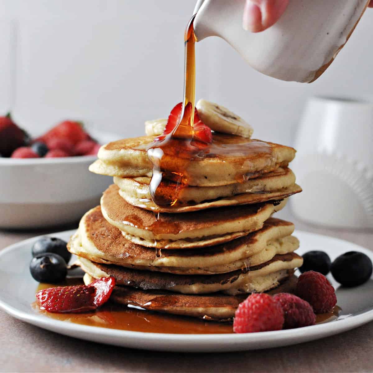 Oat Milk Pancakes Fluffy, Dairy Free & Delicious! Ovenspiration