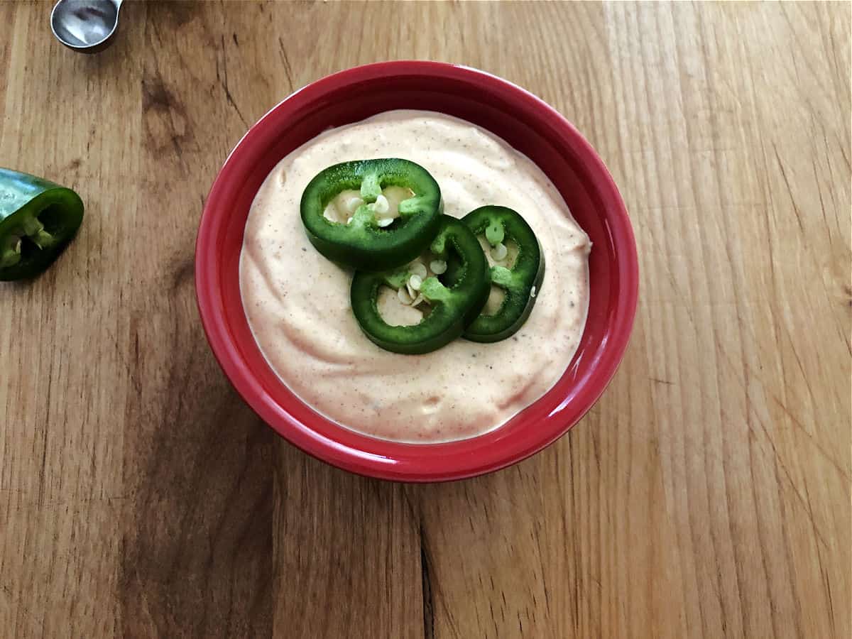 Creamy Jalapeno Sauce (Taco Bell) Ovenspiration