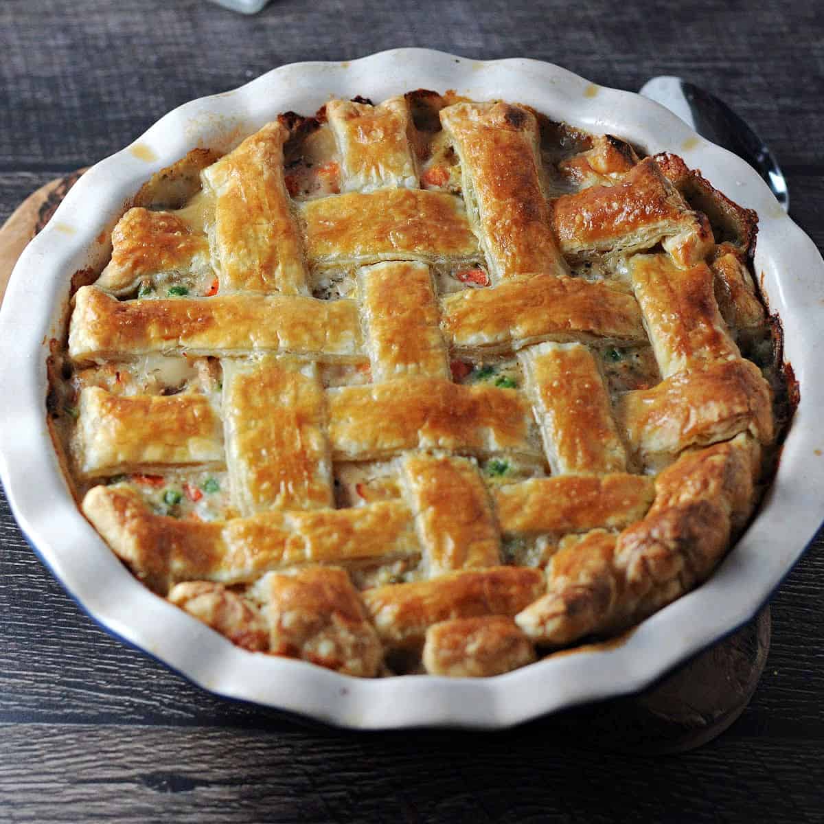 Puff Pastry Turkey Pot Pie Ovenspiration