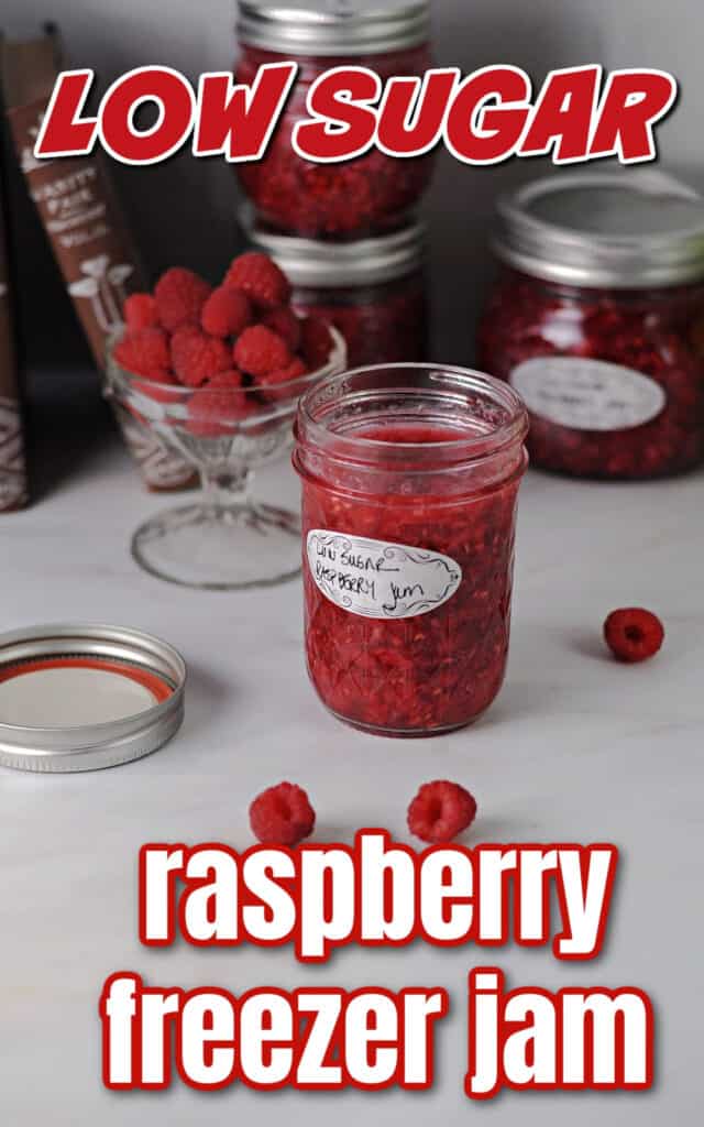 Low Sugar Raspberry Freezer Jam Ovenspiration