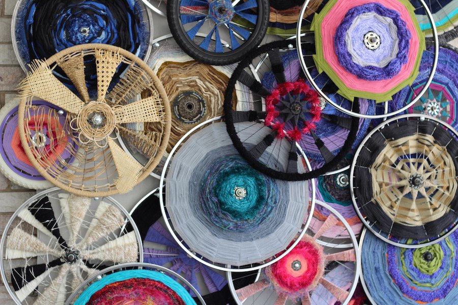 Bicycle Wheel Art