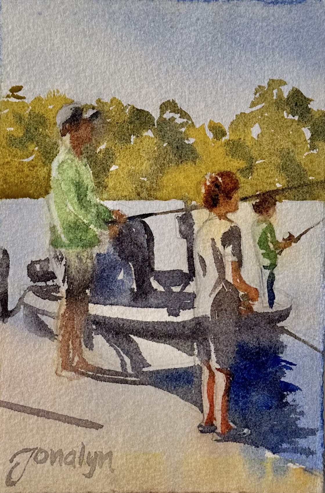 Fishing in Wolfeboro Sullivan Framing and Fine Art Gallery full service custom picture framing