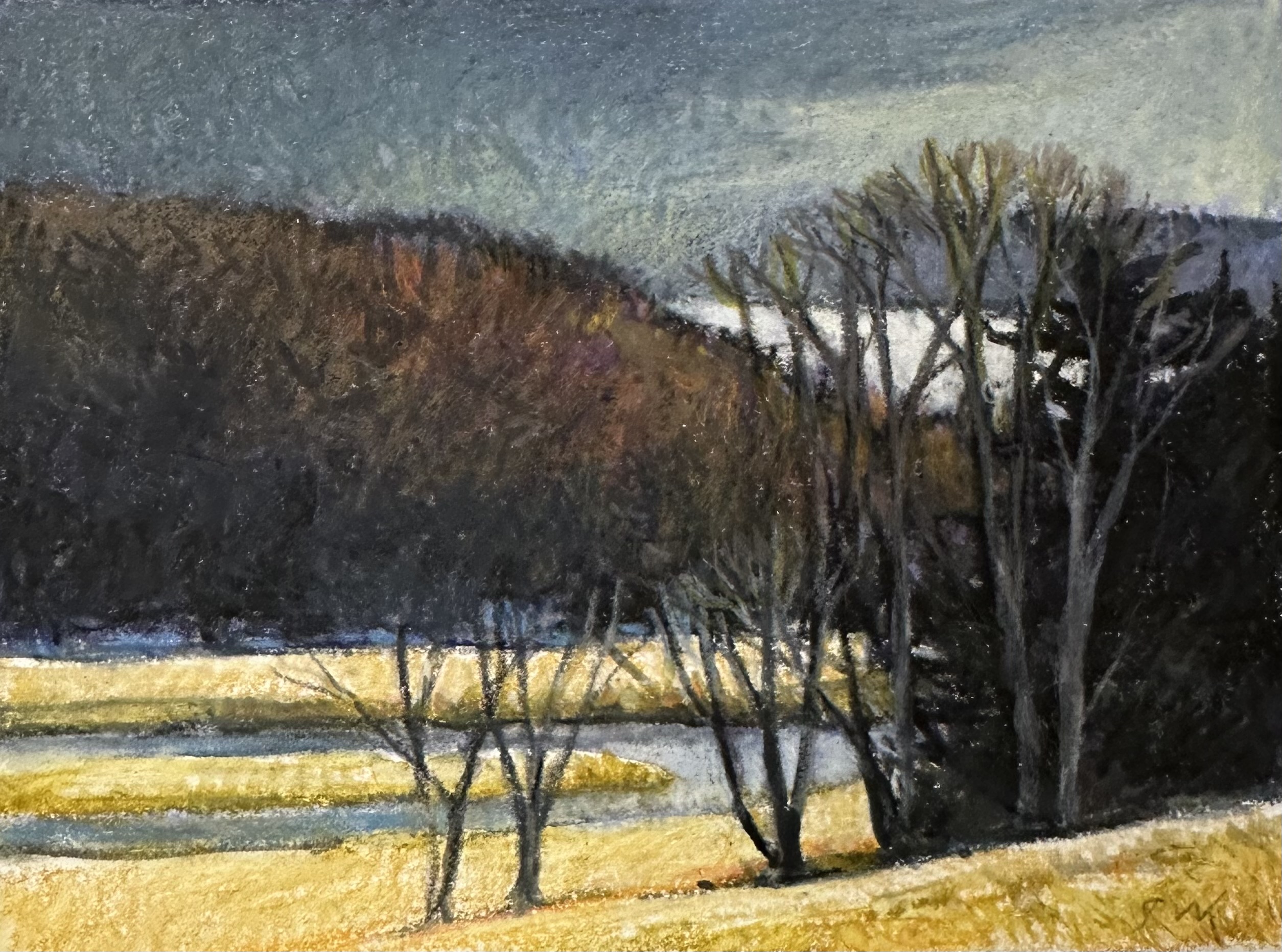 Cornfield in Winter Sullivan Framing and Fine Art Gallery full