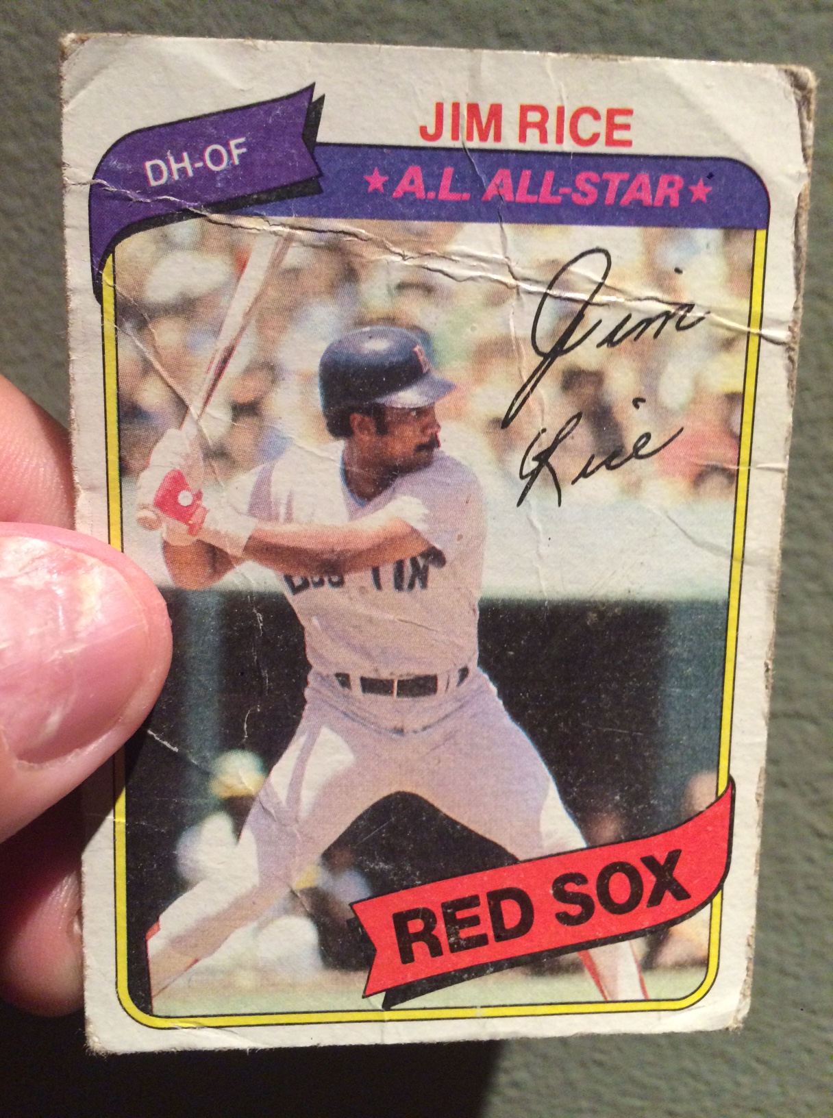 Jim Rice 1980 Topps Sully Baseball Card of the Day for October 1
