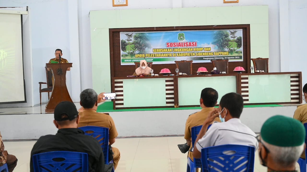 Undang Tokoh Masyarakat, Pemkab Sidrap Sosialisasikan Upaya Pelestarian Lingkungan  Hidup – Fajar Sulsel